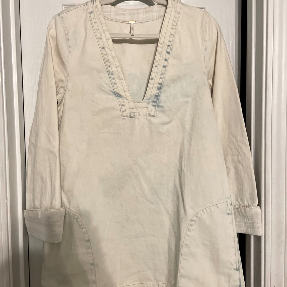 Free People Denim Tunic
